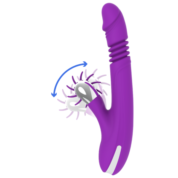 Fun Function Bunny Funny Up and Down 2.0 — Thrusting Vibrator — Clitoral Stimulators — view 4