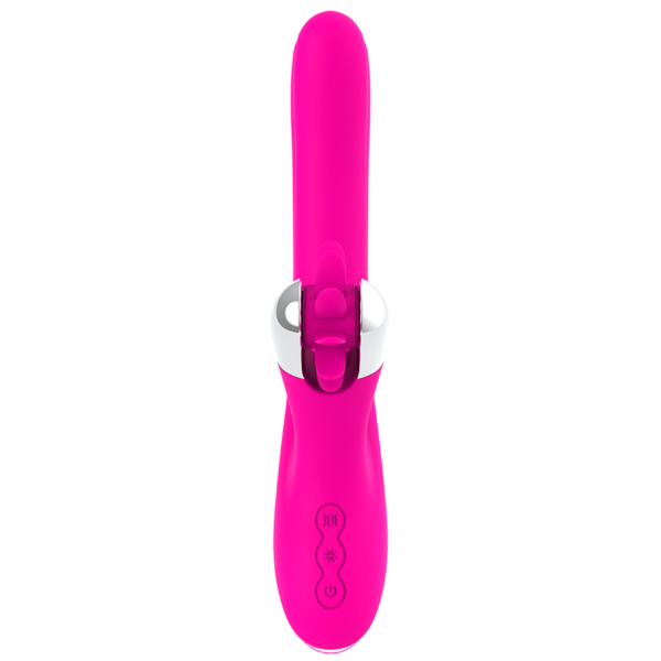 Diversia Bunny Rotation — Rabbit Vibrator, Rechargeable, Pink — G-Spot Vibrators — view 7