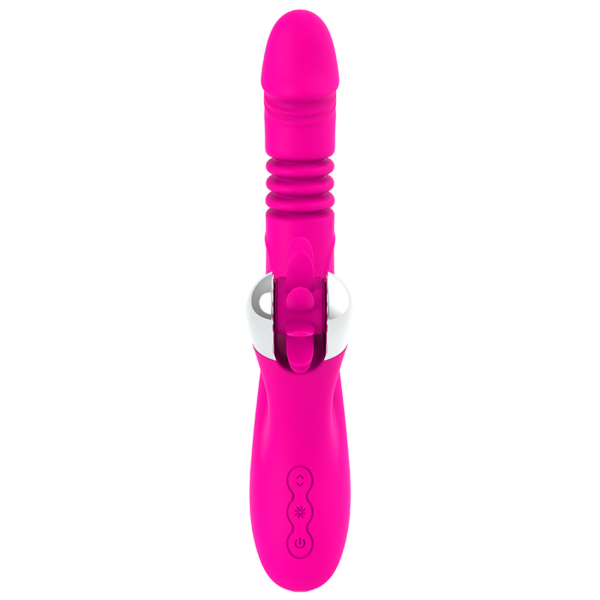 Diversia Bunny Up and Down — Rabbit Vibrator, Rechargeable, Pink — G-Spot Vibrators — view 7