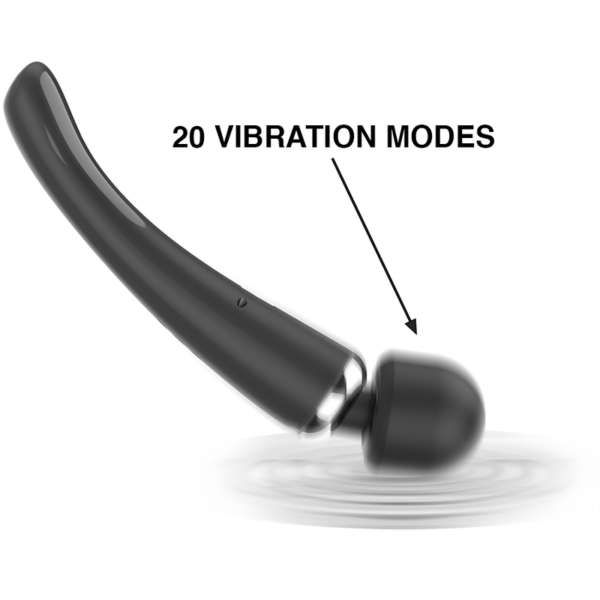 Naomi Wand Super Strong — Wand Massager, Silicone, Anthracite — Handheld Massagers — view 6