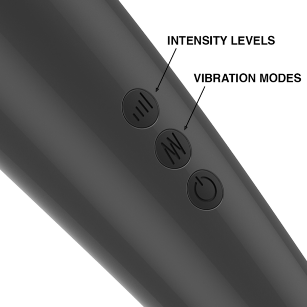 Naomi Wand Super Strong — Wand Massager, Silicone, Anthracite — Handheld Massagers — view 2