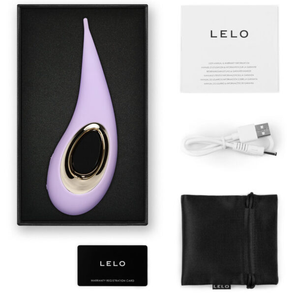 LELO Dot — Clitoral Stimulator, Waterproof, Lilac — Clitoral Stimulators — view 2