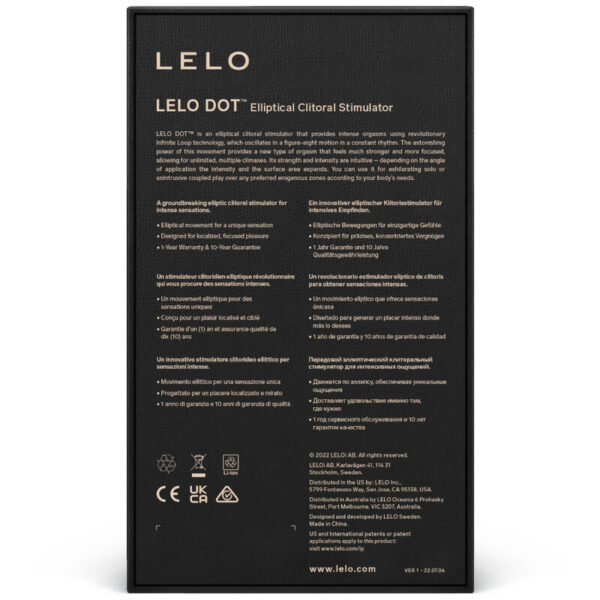 LELO Dot — Clitoral Stimulator, Waterproof, Lilac — Clitoral Stimulators — view 3