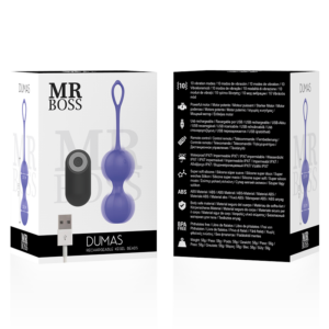 Mr Boss Dumas — Vibrating Kegel Balls, Remote Control — Ben Wa Balls — view 2
