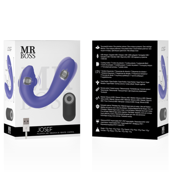 Mr Boss Josef — Couples Vibrator, Remote Control — Clitoral Stimulators — view 2