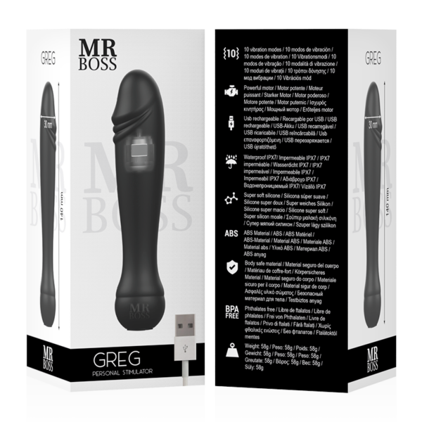 Mr Boss Greg — Vibrator, Waterproof — Classic Vibrators — view 2