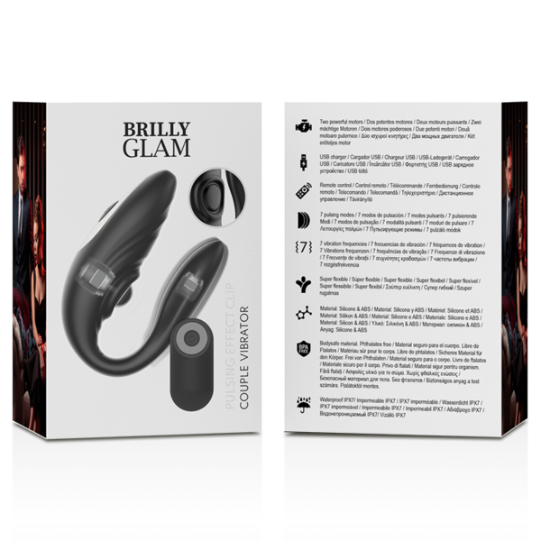 Brilly Glam Pulsing — Couples Vibrator, Remote Control — Clitoral Stimulators — view 8