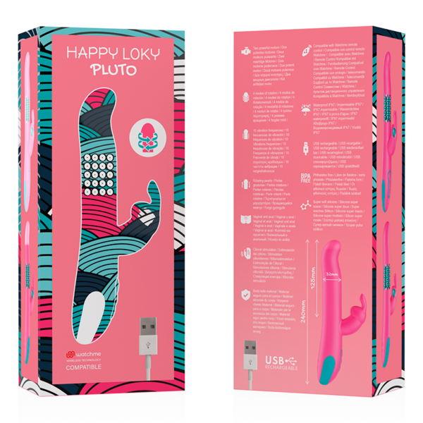 Happy Loky Pluto — Rabbit Vibrator, Waterproof — Clitoral Stimulators — view 6