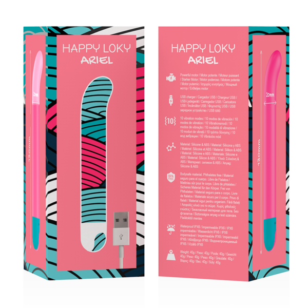 Happy Loky Ariel — G-Spot Vibrator, Waterproof — Classic Vibrators — view 5