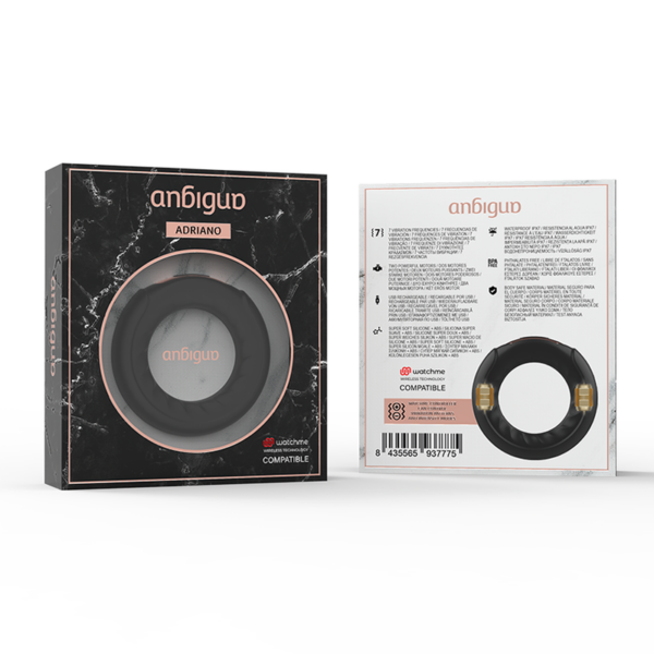 Anbiguo Adriano — Vibrating Cock Ring, Watchme Compatible — Cock Rings — view 7