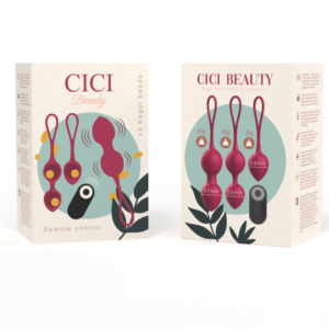 Cici Beauty — Vibrating Kegel Balls, Remote Control, Set of 3 — Couples — view 3