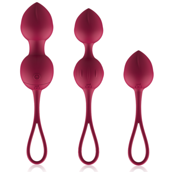 Cici Beauty — Vibrating Kegel Balls, Remote Control, Set of 3 — Couples — view 2