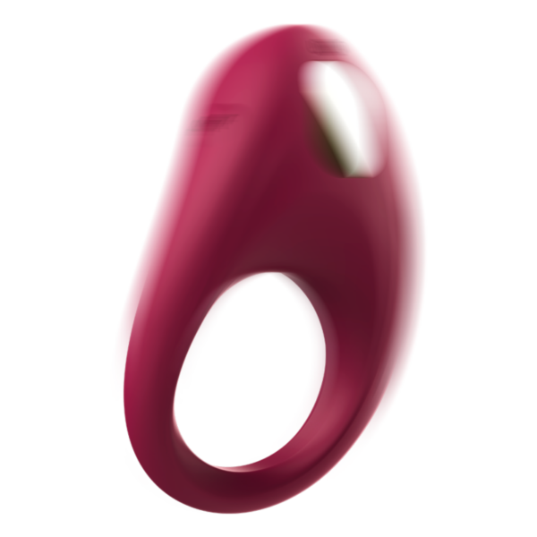 Cici Beauty — Vibrating Cock Ring, Rechargeable, Red — Cock Rings — view 2