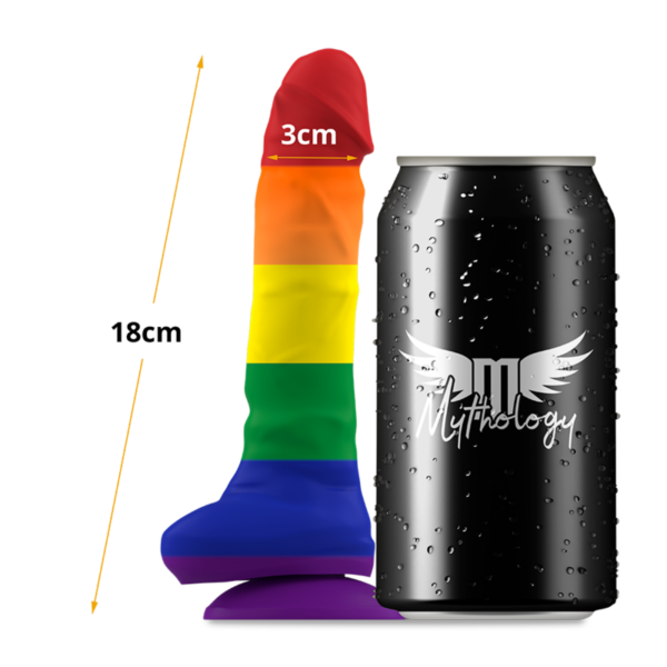 Mythology Corey Pride M — Suction Cup Dildo, 18 cm — Dildos — view 6