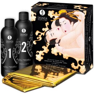 Shunga Body to Body — Nuru Massage Gel, Melon Mango — Massage Kits & Gift Sets