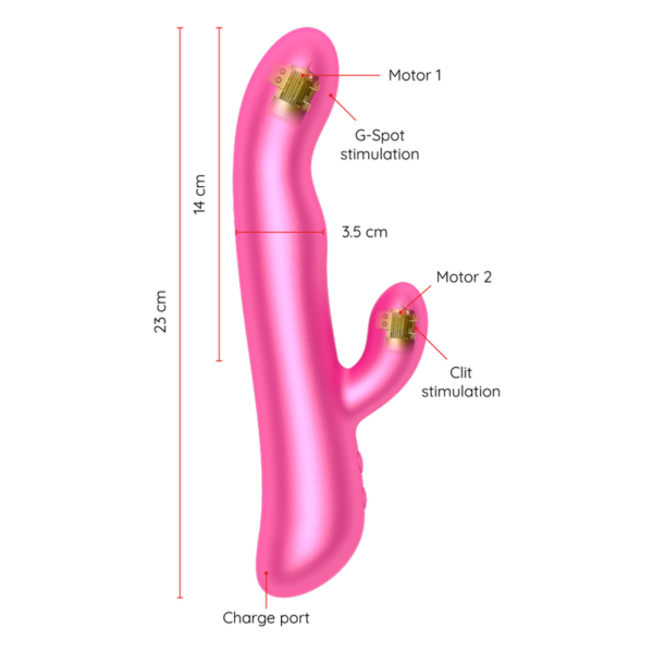 Oninder Oslo — Rabbit Vibrator, App-Controlled — App-Controlled Sex Toys — view 6