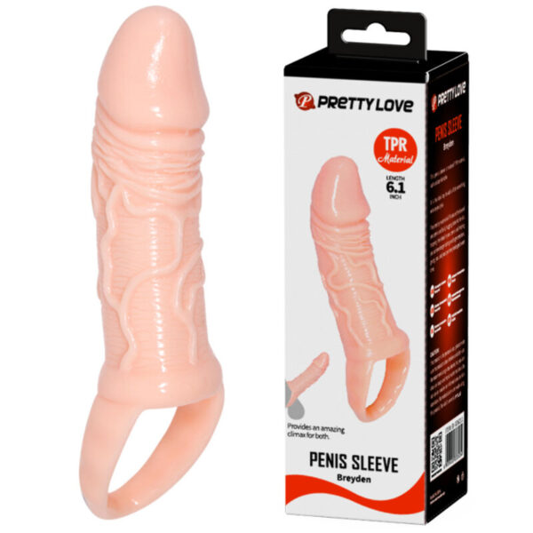 Pretty Love Breyden — Penis Sleeve, Natural — Penis Accessories — view 4