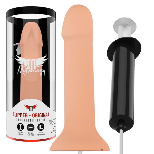 Mythology Flipper Original M — Ejaculating Dildo, Silicone — Dildos