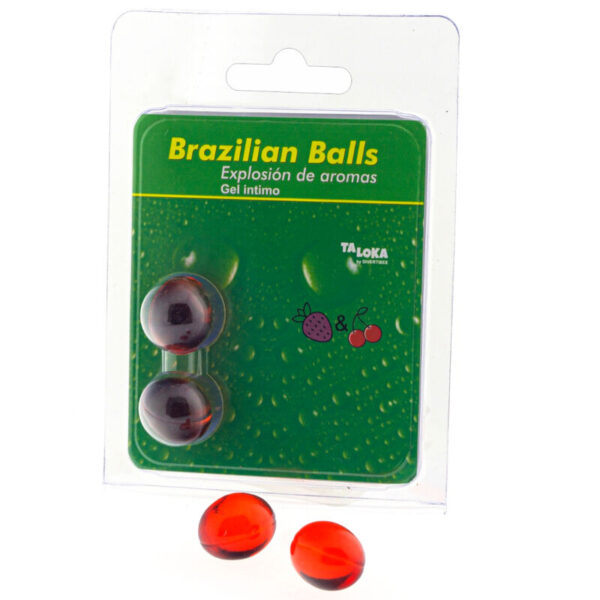 Taloka Strawberry and Cherry — Brazilian Balls, 2 Pack