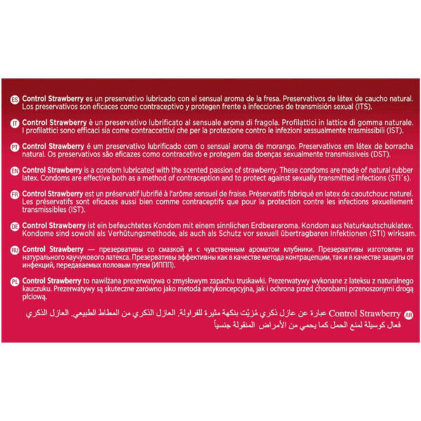 Control Adapta Strawberry — Condoms, 144 Pack — Bulk Condom Packs — view 2