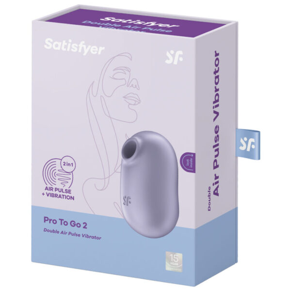 Satisfyer Pro To Go 2 — Air Pulse Stimulator, Waterproof — Air Pulse Vibrators — view 5