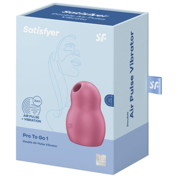 Satisfyer Pro To Go 1 — Air Pulse Stimulator, Waterproof — Air Pulse Vibrators — view 3