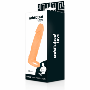 Addicted Toys Extend — Penis Extension Sleeve, 18 cm, Flesh — Penis Accessories — view 4