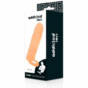 Addicted Toys Extend — Penis Extension Sleeve, 16 cm, Flesh — Penis Accessories — view 3