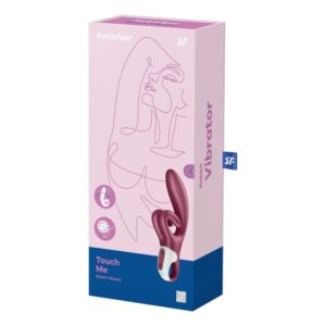 Satisfyer Touch Me — Rabbit Vibrator, Rechargeable, Red — Clitoral Stimulators — view 4