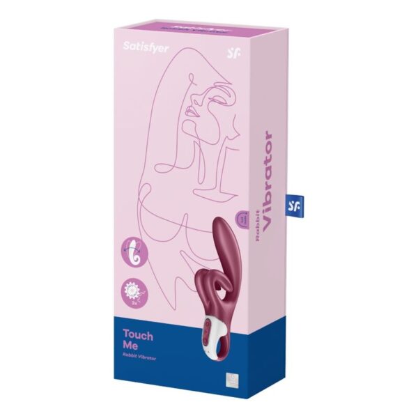 Satisfyer Touch Me — Rabbit Vibrator, Rechargeable, Red — Clitoral Stimulators — view 4