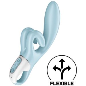 Satisfyer Touch Me — Rabbit Vibrator, Rechargeable, Blue — Clitoral Stimulators — view 3