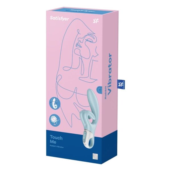 Satisfyer Touch Me — Rabbit Vibrator, Rechargeable, Blue — Clitoral Stimulators — view 5