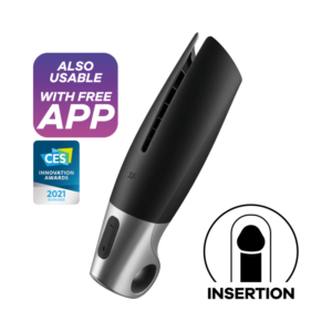 Satisfyer Power — Male Masturbator, App-Controlled, Black — App-Controlled Sex Toys