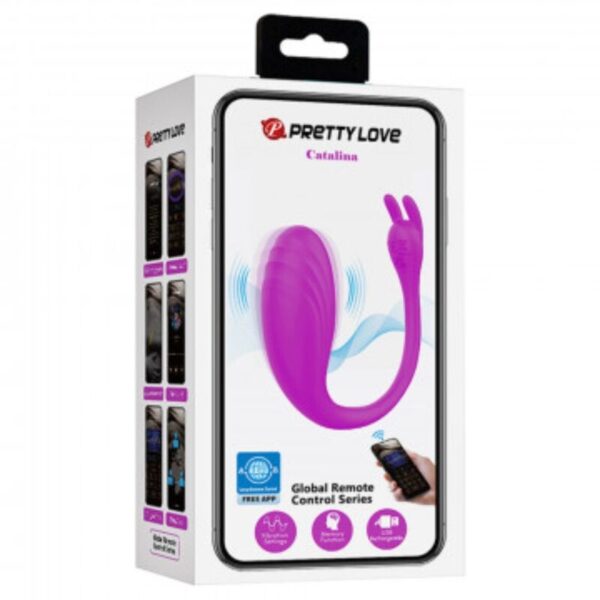 Pretty Love Catalina — Couples Vibrator, App-Controlled, Lilac — App-Controlled Sex Toys — view 2