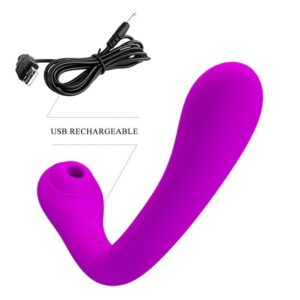 Pretty Love Alex — Clit Sucker, Rechargeable, Lilac — Air Pulse Vibrators — view 2