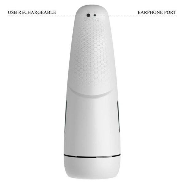 Pretty Love Marissa — Vibrating Masturbator, Heated, White — Automatic Masturbators — view 7
