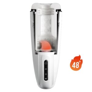 Pretty Love Marissa — Vibrating Masturbator, Heated, White — Automatic Masturbators