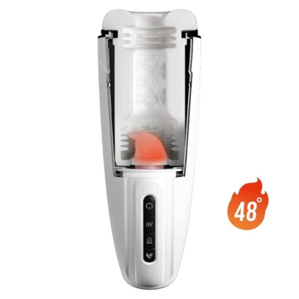 Pretty Love Marissa — Vibrating Masturbator, Heated, White — Automatic Masturbators