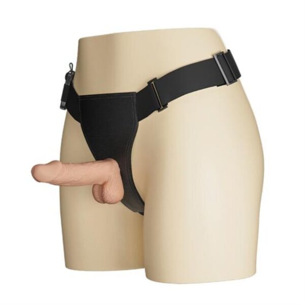 Baile Ultra Passionate — Strap-On, 19.4 cm, Natural — Non-Vibrating Harnesses — view 3