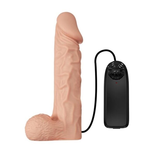 Baile Ultra Passionate — Vibrating Strap-On, 24 cm, Natural — Strap-Ons & Harnesses — view 2