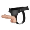 Baile Ultra Passionate — Vibrating Strap-On, 24 cm, Natural — Strap-Ons & Harnesses