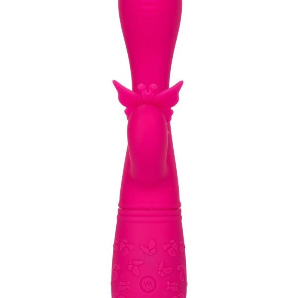 CalExotics Butterfly Kiss Flutter — Vibrator, Rechargeable, Pink — G-Spot Vibrators — view 4