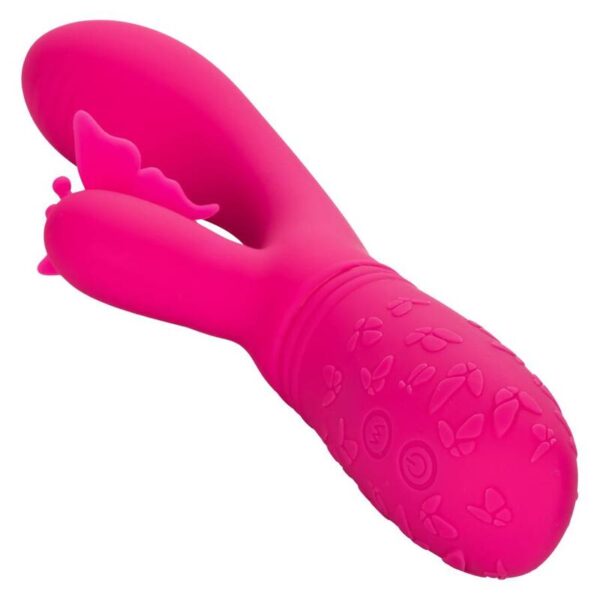 CalExotics Butterfly Kiss Flutter — Vibrator, Rechargeable, Pink — G-Spot Vibrators — view 3