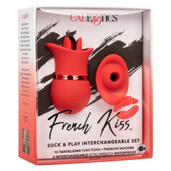 CalExotics French Kiss Suck and Play — Vibrator, Rechargeable — Clitoral Stimulators — view 14