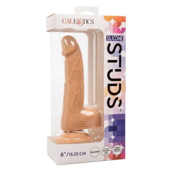 CalExotics Silicone Studs — Realistic Dildo, 15.25 cm, Skin — Dildos — view 11