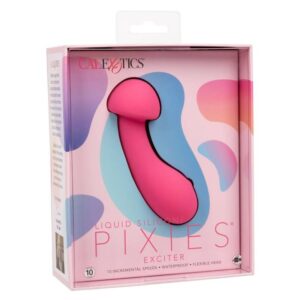 CalExotics Pixies Exciter — Mini Vibrator, Rechargeable, Pink — G-Spot Vibrators — view 3