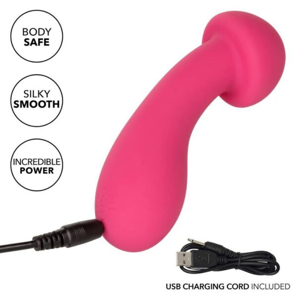 CalExotics Pixies Exciter — Mini Vibrator, Rechargeable, Pink — G-Spot Vibrators — view 8