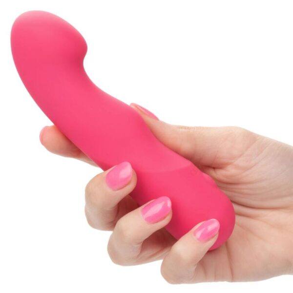 CalExotics Pixies Curvy — Mini Vibrator, Rechargeable, Pink — Classic Vibrators — view 7