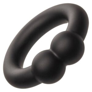 CalExotics Alpha Muscle — Cock Ring, Silicone, Black — Classic Cock Rings — view 3