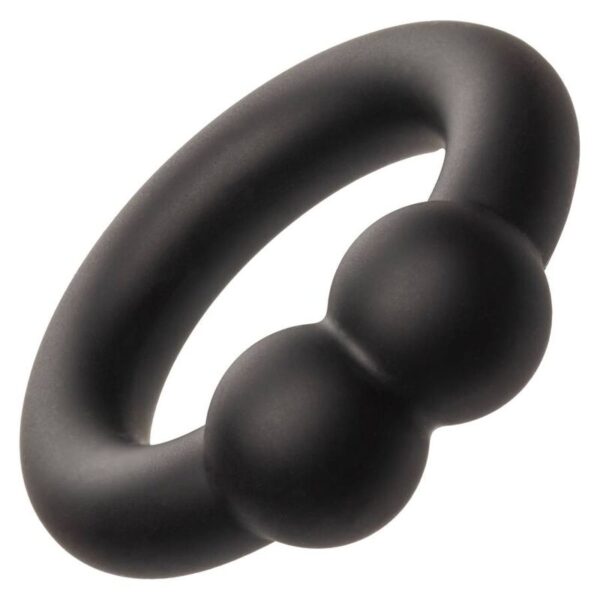 CalExotics Alpha Muscle — Cock Ring, Silicone, Black — Classic Cock Rings — view 3
